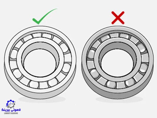 Original and fake bearings